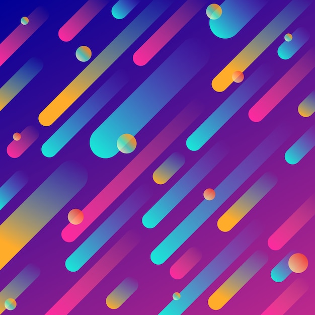 Rummet meteoritter abstrakt geometrisk gradient baggrund.