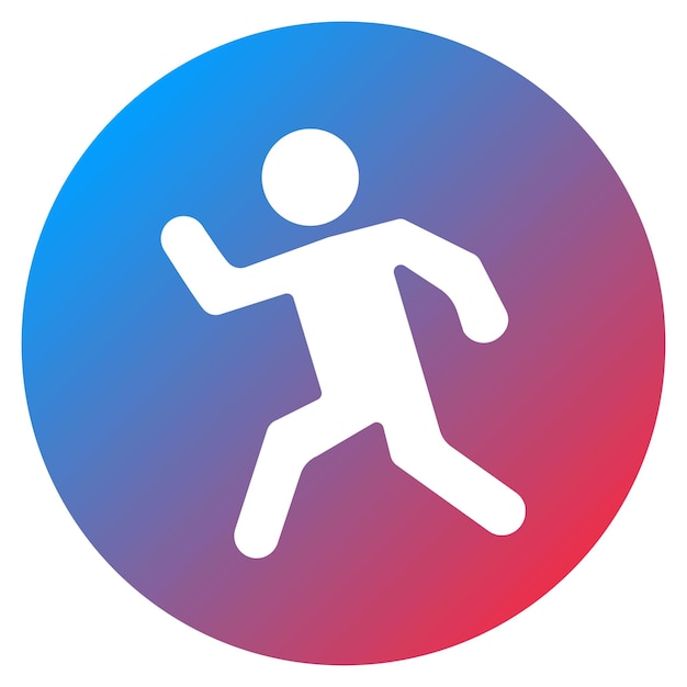 Runner Silhouette icon vector image Can be used for Marathon
