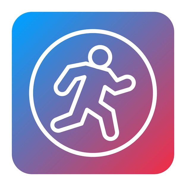 running in circles icon vector image can be used for burnout