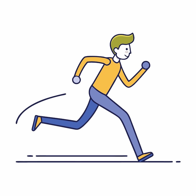 Running man logo type vector design and digital illustration