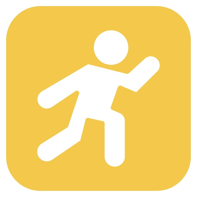 running symbol icon vector image can be used for track and field