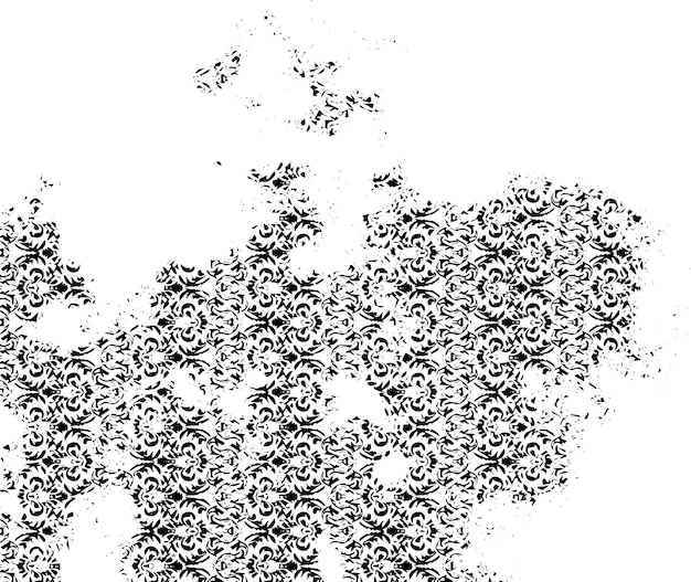 Rustic grunge vector texture with grain and stains Abstract noise background Weathered surface