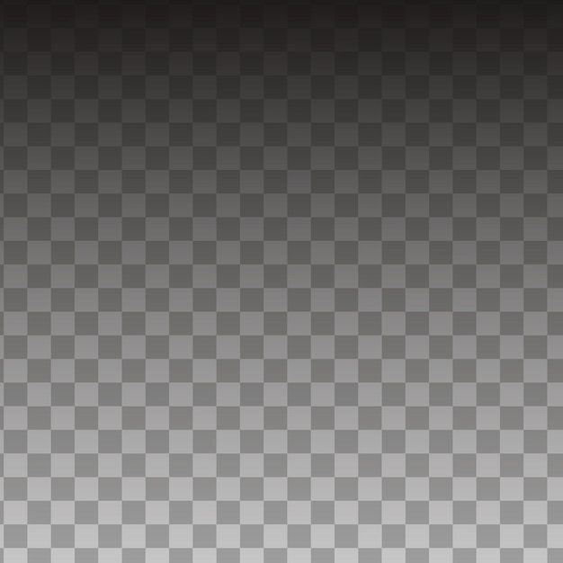 Rutig transparent bakgrund Svart och grått rutnät Subtil gradientöverlagring Transparent textur