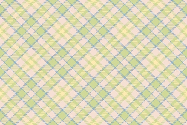 Rutigt tartan-mönster, diagonalt schackmönster, sömlöst mönster. Vektor tygtextur för textilprint, omslagspapper, gratulationskort, tapeter