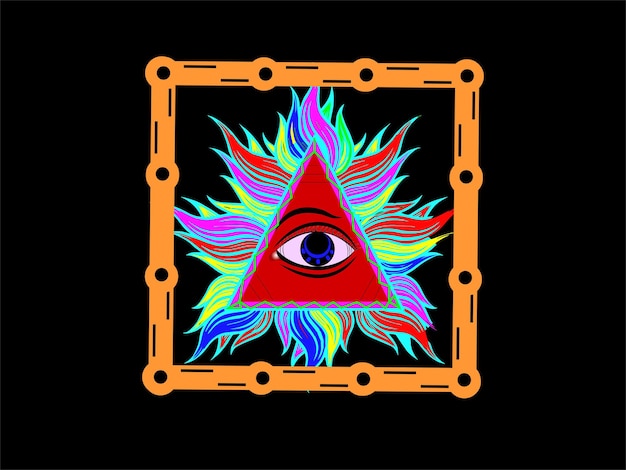 sacred geometry, mystical, 3rd eye, mystical moon,