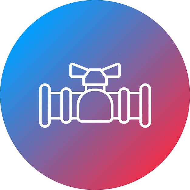Saddle Valve icon vector image Can be used for Plumbing