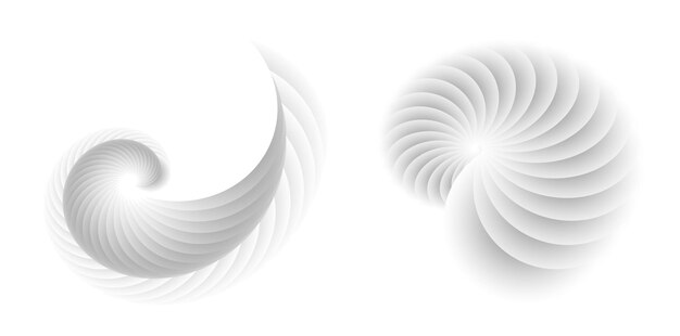 Sæt designelement cirkel Isolerede farver i fed vektor gylden ring fra Abstrakte glødende bølgestriber af mange glitrende hvirvler skabt ved hjælp af Blend Tool Vektorillustration EPS10 til din præsentation