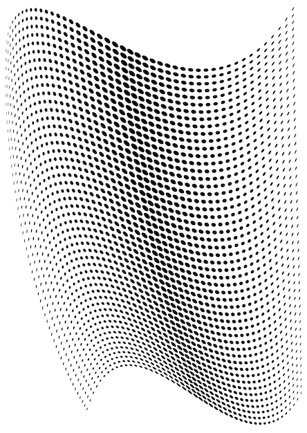 Sæt Designelementer symbol Redigerbar halftone ramme prik cirkelmønster på hvid baggrund Vektor illustration eps 10 ramme med sorte tilfældige prikker Rund kant Ikon bruger halftone cirkelprikker tekst