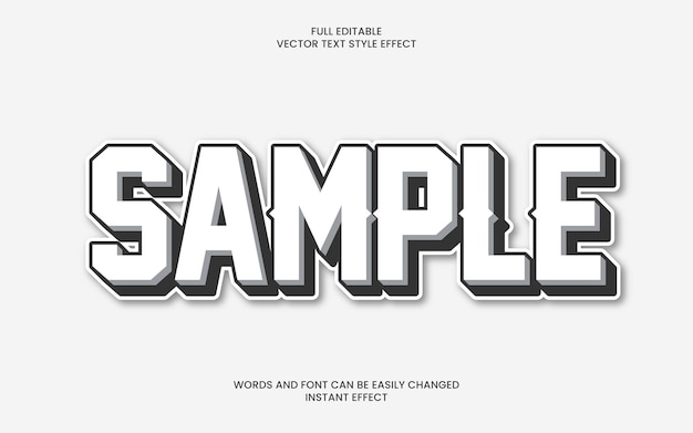 Sample Text Effect