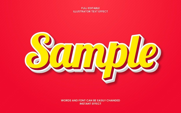 Sample Text Effect