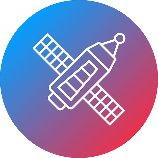 Satellite icon vector image Can be used for Physics
