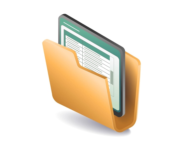 Save data in a folder on your computer