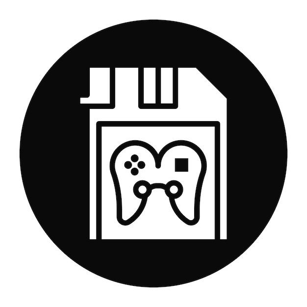 Save Game icon vector image Can be used for Game Design