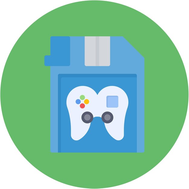 save game icon vector image can be used for game design