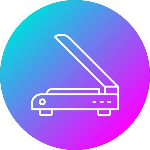 Scanner vector icon Can be used for Computer and Hardware iconset