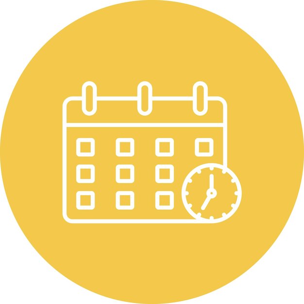 schedule day icon vector image can be used for work from home
