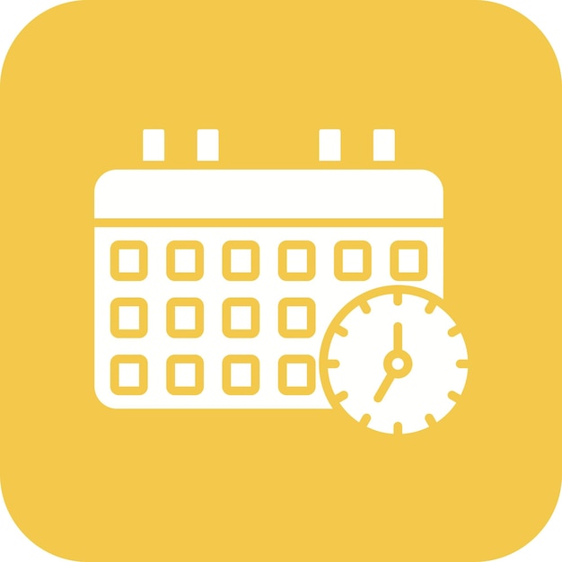 schedule icon vector image can be used for business management