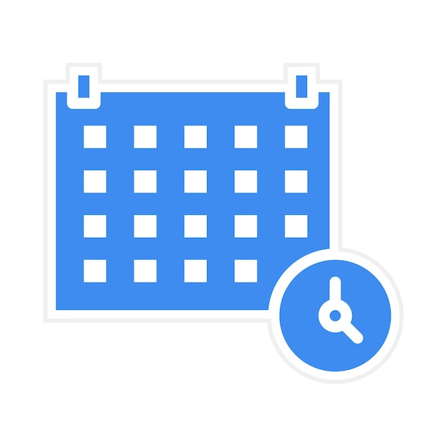 schedule icon vector image can be used for railway