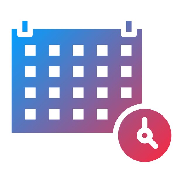 schedule icon vector image can be used for railway