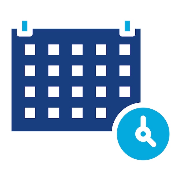 schedule icon vector image can be used for railway