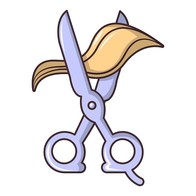 Scissors icon Cartoon illustration of scissors vector icon for web design