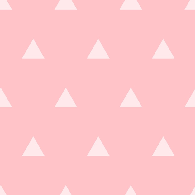 Scrapbook seamless background Pink baby shower patterns Cute print with triangle