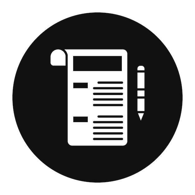 Script Vektör İllüstrasyon