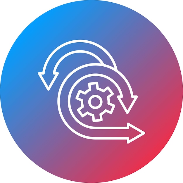 Scrum icon vector image Can be used for Project Management