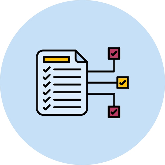 Scrum Tasks Flat Illustration