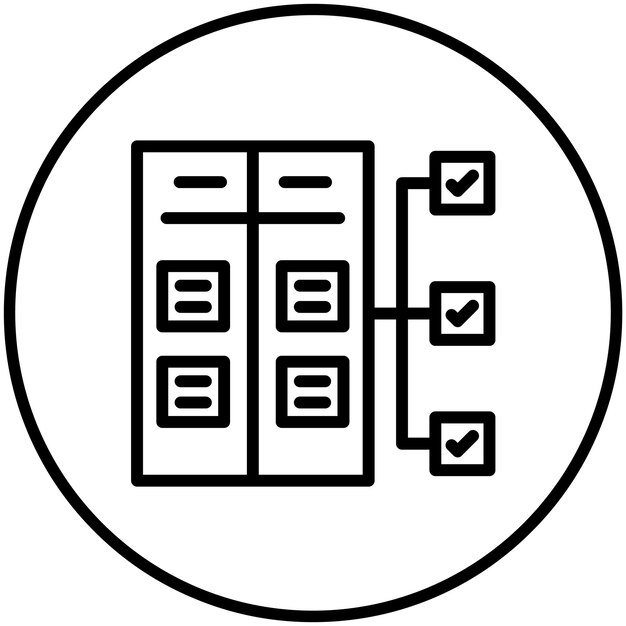 Scrum Tasks vector icon illustration of Project Management iconset