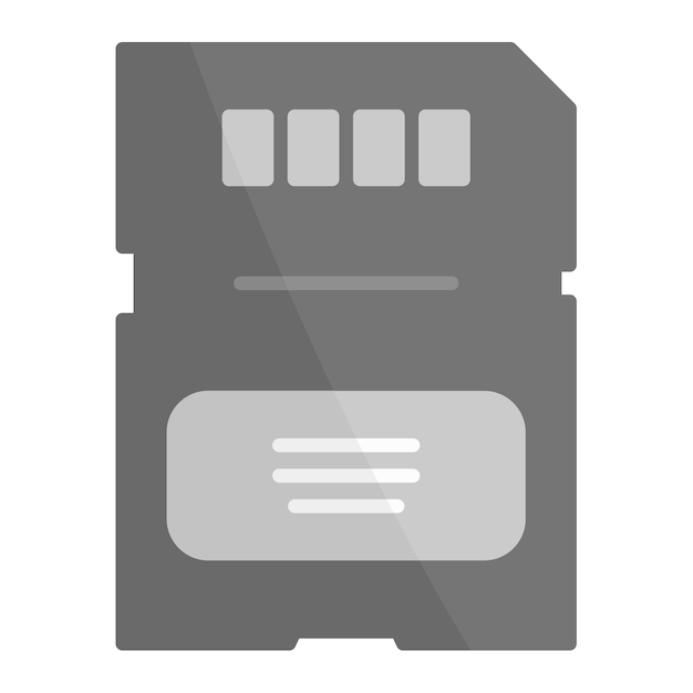 sd card icon vector image can be used for computer and hardware