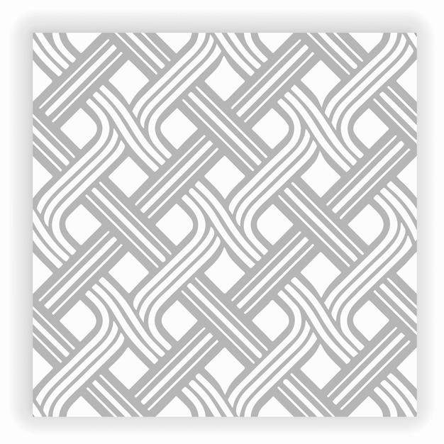 seamles gray line abstract pattern on white backgroundgenerative ai