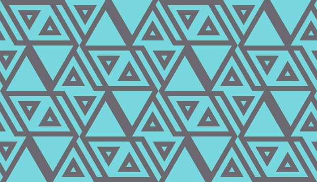 Seamless abstract colorful triangle geometrical background. Endless pattern.