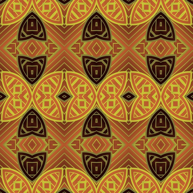 Seamless abstract pattern symmetrical geometrical background
