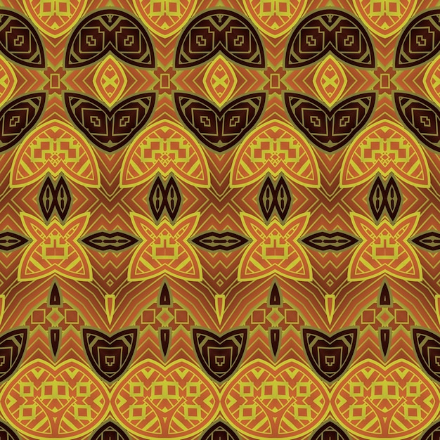 Seamless abstract pattern symmetrical geometrical background