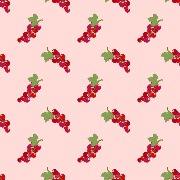 Seamless background image colorful tropical fruit currant