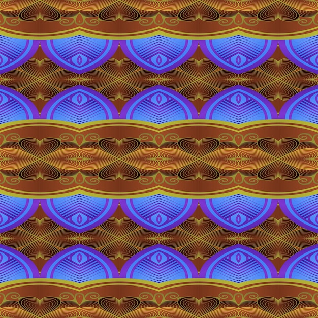 Seamless background pattern Abstract ornamental pattern Vector illustration