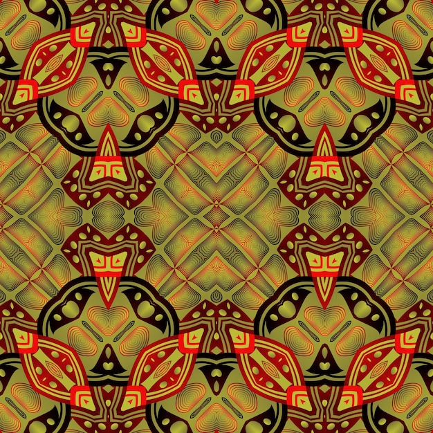 Seamless background pattern Decorative geometric pattern Vector illustration
