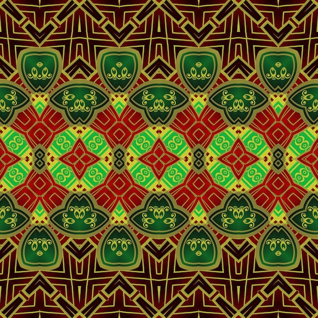 seamless background pattern with a variety of multicolored lines
