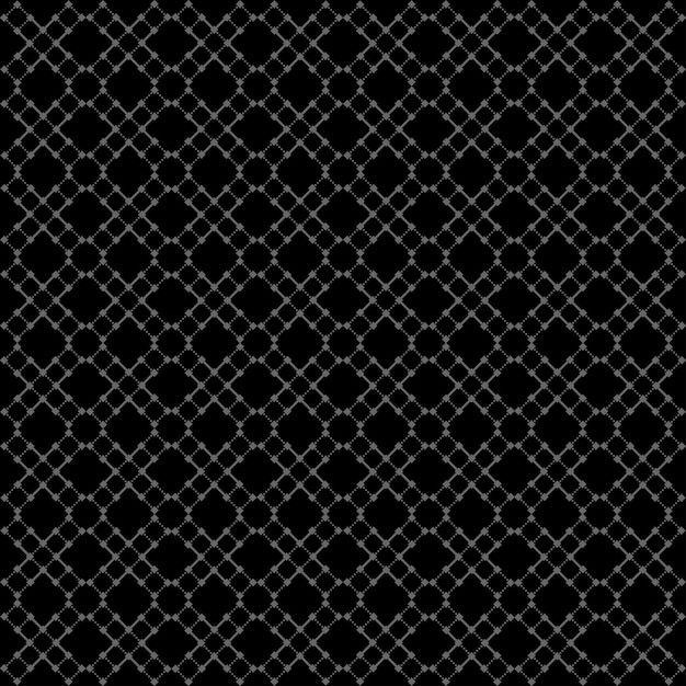 Seamless black geometric pattern Vector industrial metallic background for your design