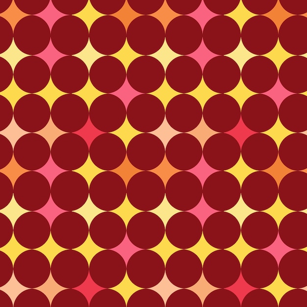 Seamless carpet pattern in retro style