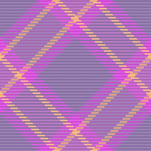 Seamless check pattern Texture plaid textile Tartan fabric background vector