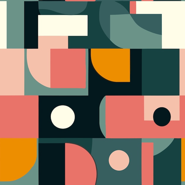 Seamless Colorful Abstract Pattern
