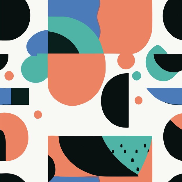 Seamless Colorful Abstract Pattern
