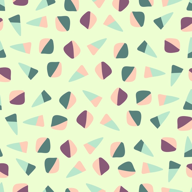 seamless colorful confetti candy pattern  background