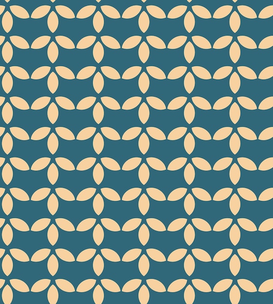 seamless decorative golden pattern on an emerald background floral ornament in japanese style modern linear art illustrations for wallpapers flyers covers banners backgrounds