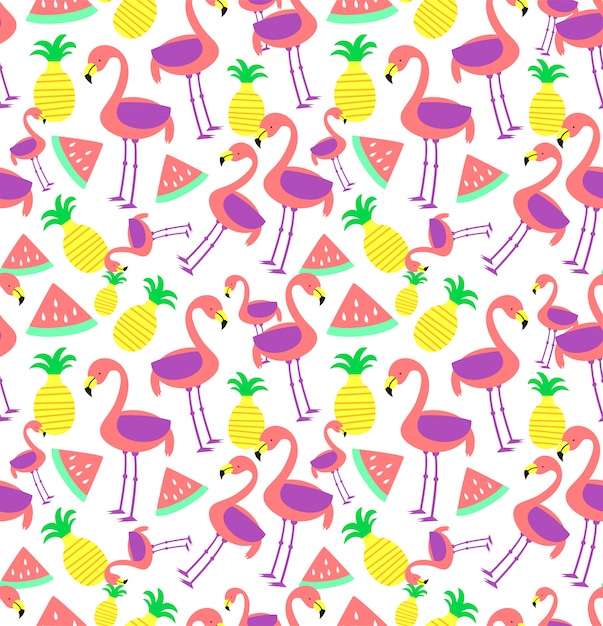 seamless flamingo pattern