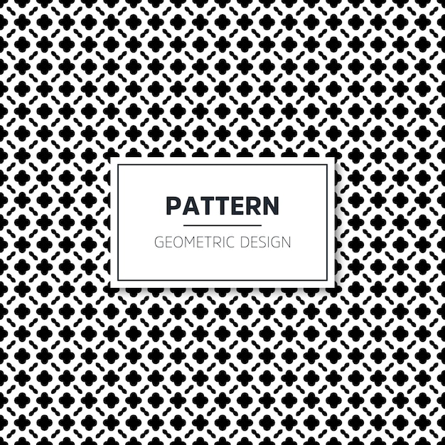 seamless geometric black and white pattern