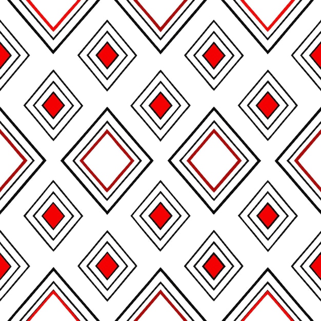Seamless Geometric Diamond Pattern Design for Textiles and Fabric Projects
