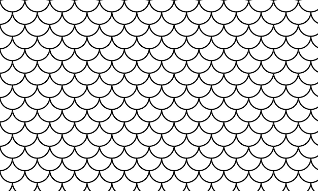 Seamless geometric pattern of semicircles